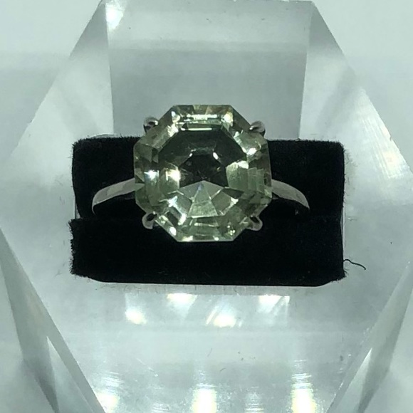Montezuma Prasiolite 925 Solitaire - Picture 2 of 4